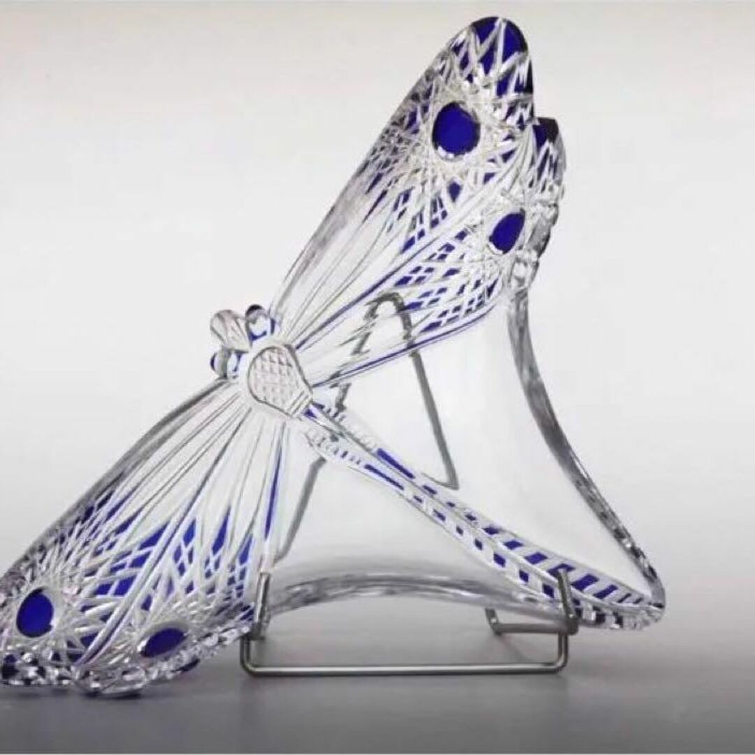 Baccarat - 美術館所蔵品オールドバカラ リベリュールLibelluleトンボ Baccarat - 美術館所蔵品オールドバカラ リベリュールLibelluleトンボ
