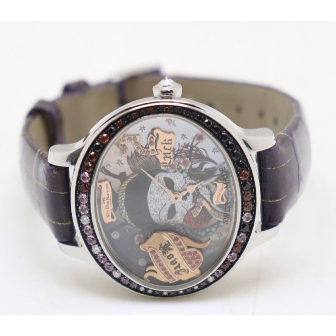 ヴァンデルボーヴェデ　グッドラックベイビー　クォーツ　スカル　シェル文字盤 レディースのファッション小物(腕時計)の商品写真