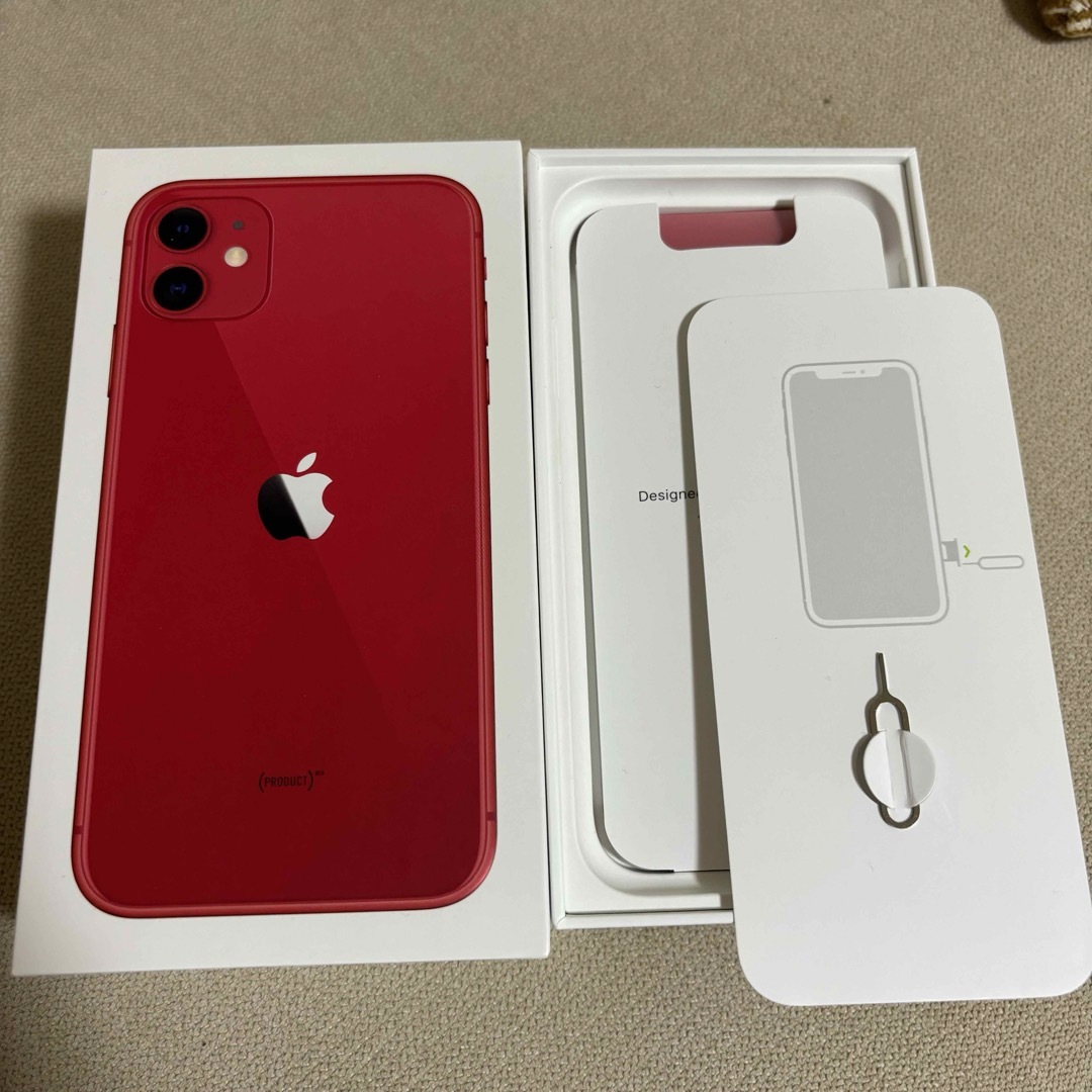 iPhone   iPhone PRODUCT RED GB SIMフリーの通販 by ☺︎｜アイ