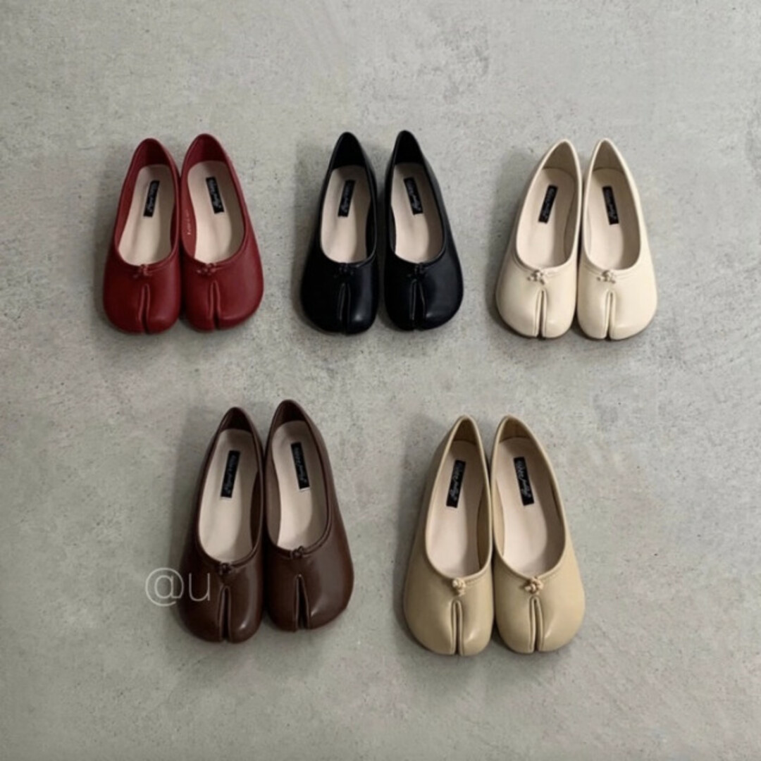足袋 バレエシューズ ベージュ 36 フラット tabi 最安値 プチプラ 美品