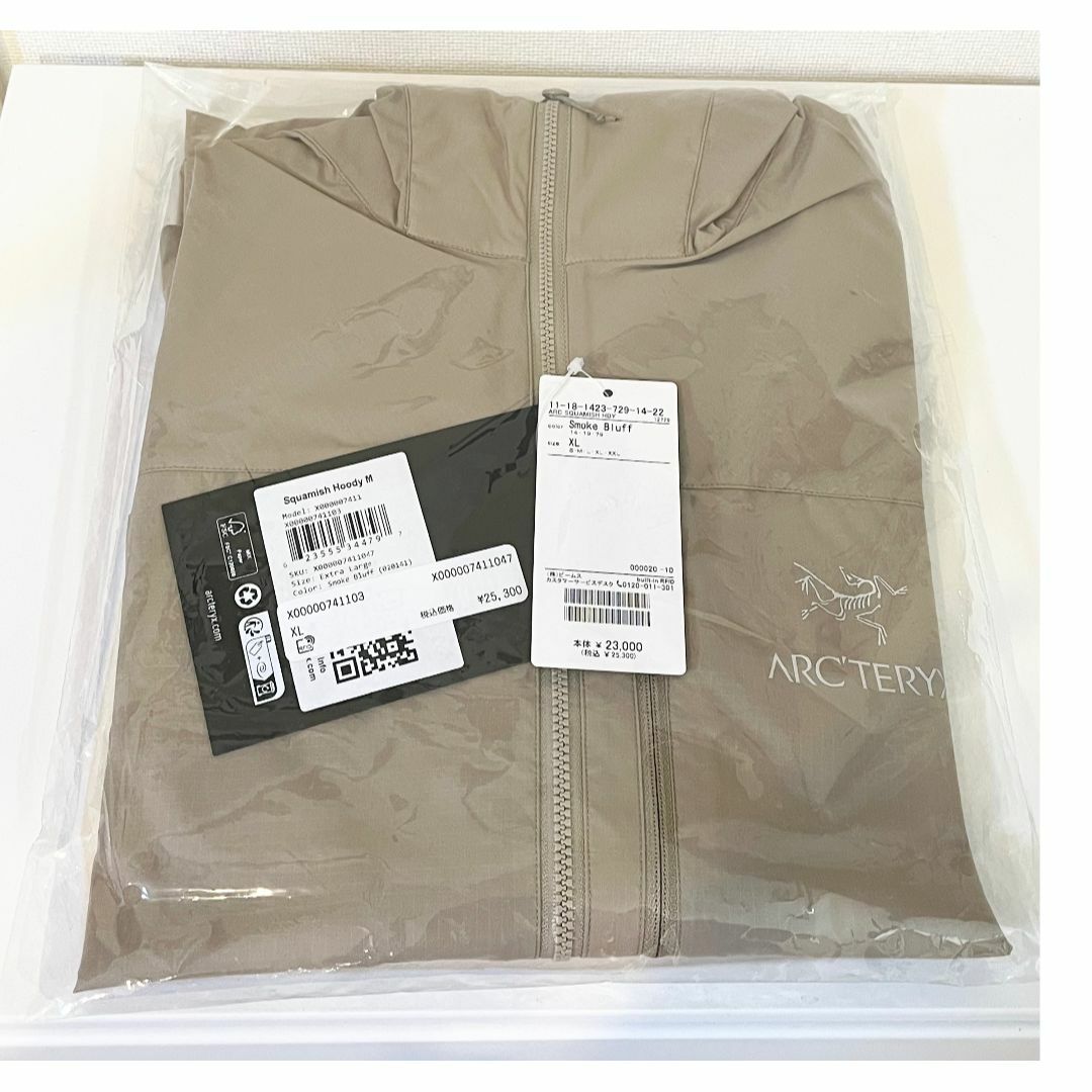 ARC'TERYX(アークテリクス)の【新品】XLサイズ ARC'TERYX / Squamish Hoodie メンズのジャケット/アウター(ナイロンジャケット)の商品写真