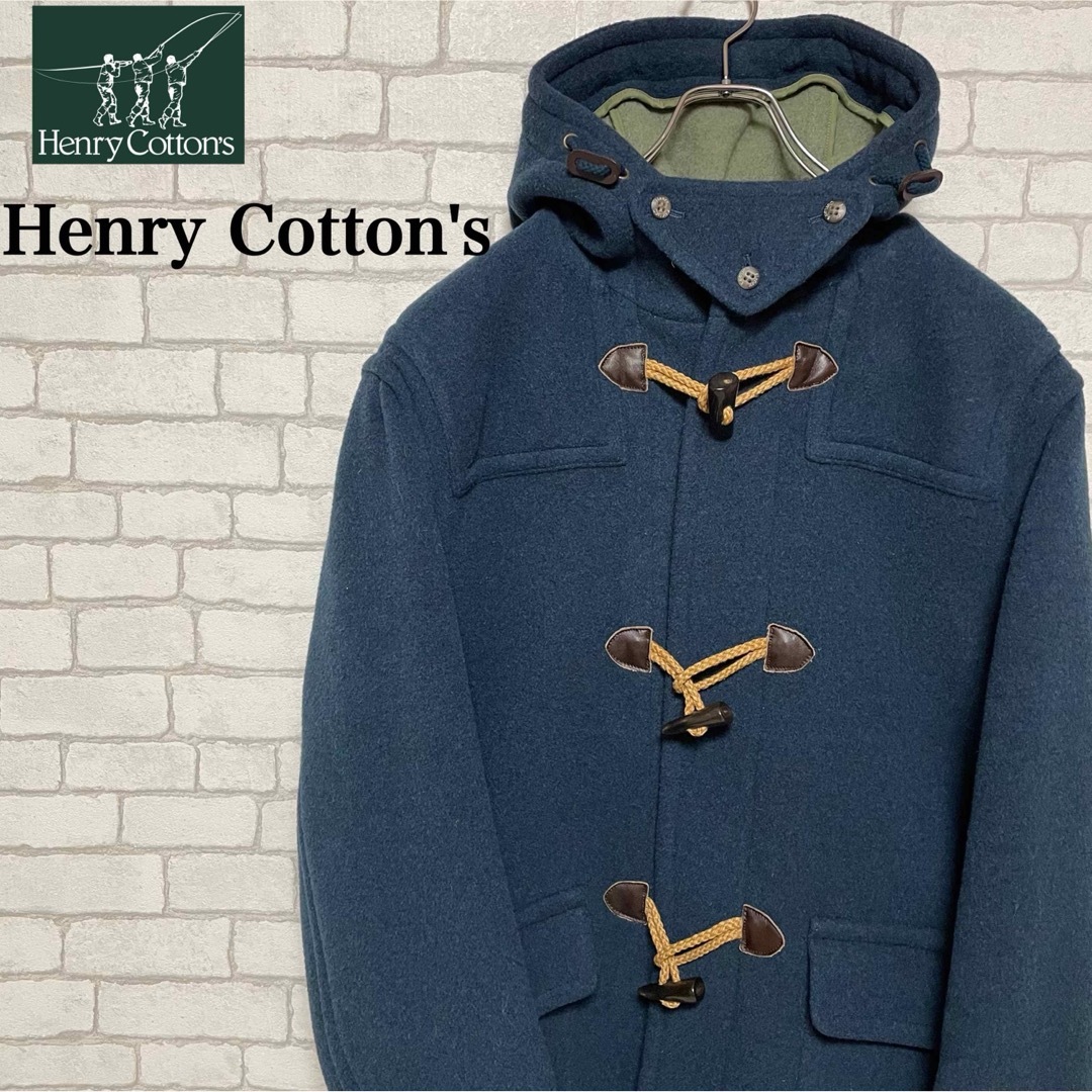 95身幅Henry Cotton`s ヘンリーコットンズ ロングダッフルコート L