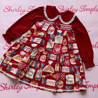 シャーリーテンプル(Shirley Temple)の🌸ご専用🌸シャーリーテンプル🎀ベーカリープリント ワンピース 120(ワンピース)