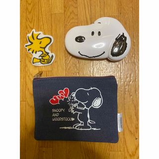 スヌーピー(SNOOPY)のスヌーピーの朱肉付き印鑑ケース新品未使用品(印鑑/スタンプ/朱肉)