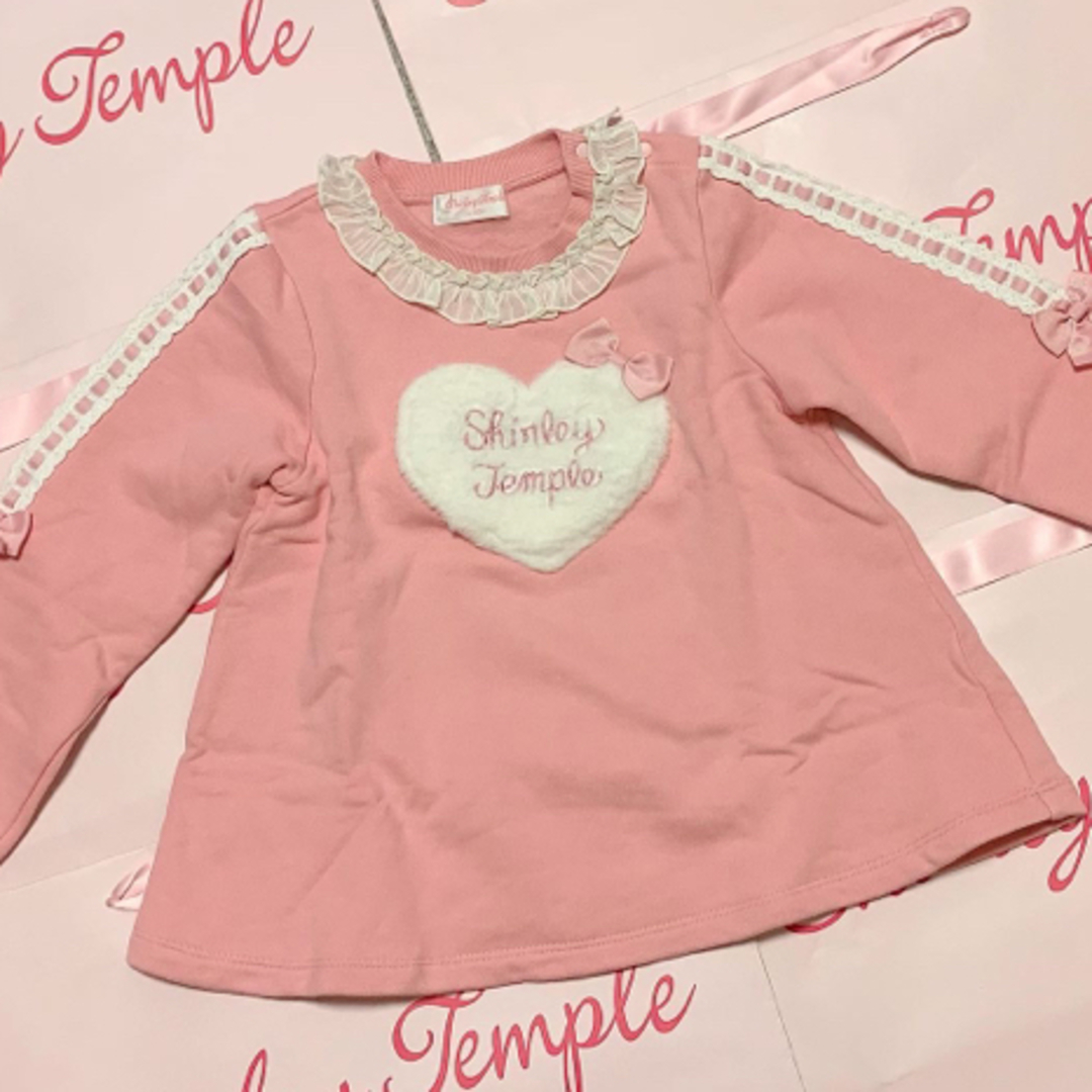 Shirley Temple(シャーリーテンプル)のシャーリーテンプル🎀裏起毛 トレーナー 120 キッズ/ベビー/マタニティのキッズ服女の子用(90cm~)(Tシャツ/カットソー)の商品写真