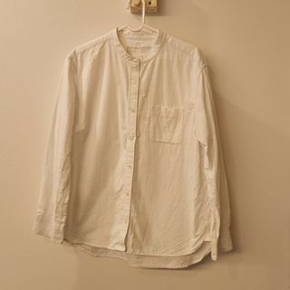 ムジルシリョウヒン(MUJI (無印良品))の無印良品　スタンドカラーシャツ　ホワイト(シャツ/ブラウス(長袖/七分))