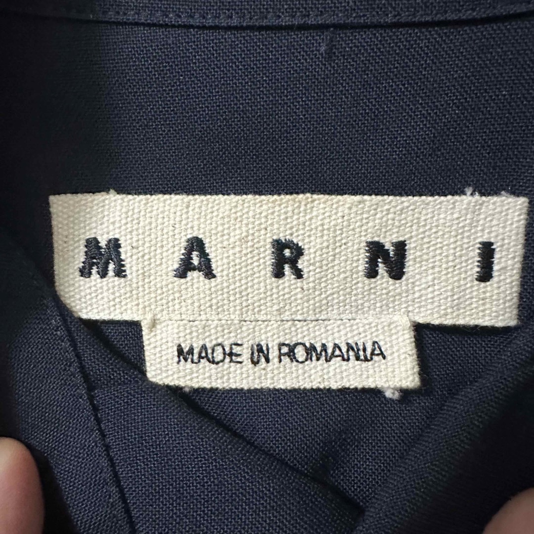 MARNI - MARNI トロピカルウールシャツ パンツ セットアップ 44 MARNI - MARNI トロピカルウールシャツ パンツ セットアップ 44