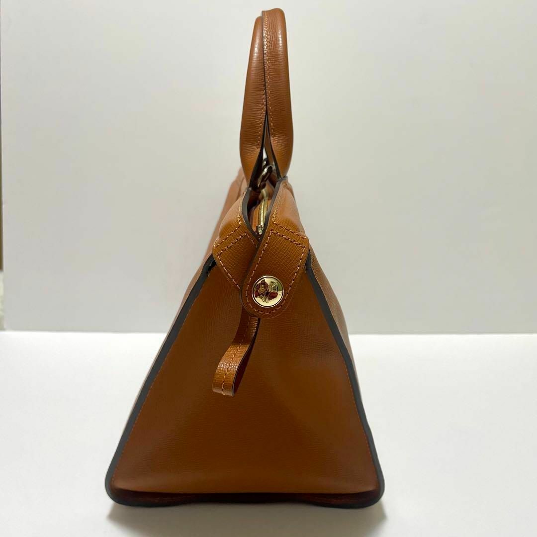 【未使用品】LONGCHAMP ハンドバッグ 2way エリタージュ ブラウン