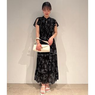 kaene♡未使用！シャーリング×プリーツワンピース　フリーサイズ