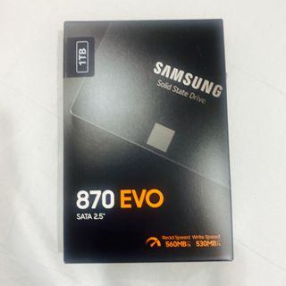 サムスン(SAMSUNG)のSamsung 内蔵SSD SATA接続 2．5インチ 1TB 870 EVO (PC周辺機器)