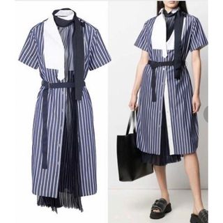 サカイ(sacai)のsacai  Cotton Poplin Dress(ひざ丈ワンピース)