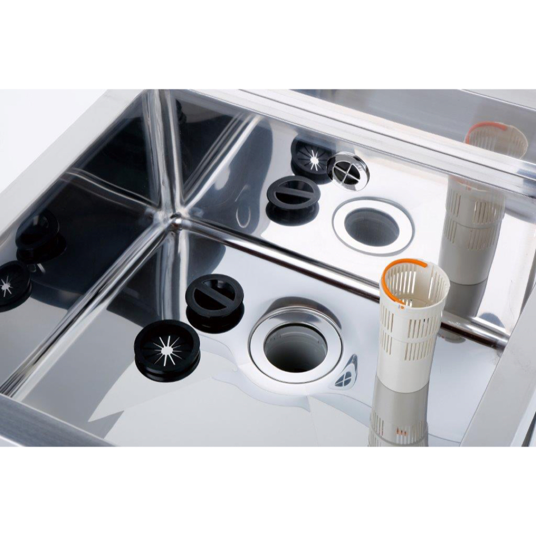 業務用 1槽水切りシンク 900/450/800 新品 水栓取付仕様 送料無料 業務用 1槽水切りシンク 900/450/800 新品 水栓取付仕様 送料無料