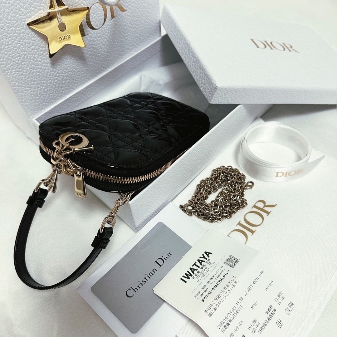 美品????LADY DIOR フォンホルダー