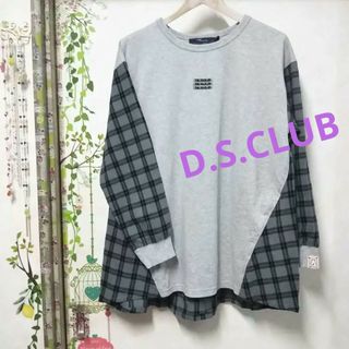 ドラッグストアーズ(drug store's)のimeme様  D.S.CLUB ドッキング 長袖Tシャツチュニック(チュニック)