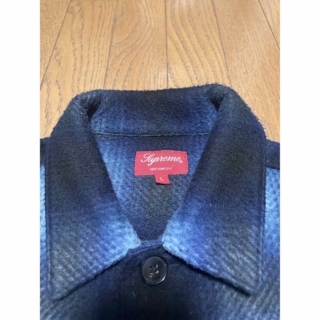 Supreme - supreme shadow plaid fleece shirtの通販 by RV's shop