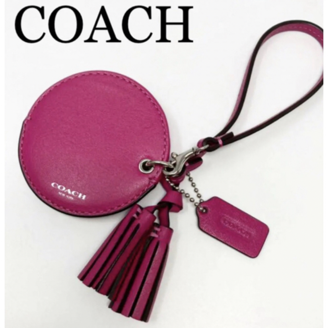 COACH(コーチ)のCOACH   コーチ　バッグチャーム　ストラップ　キーホルダー　巾着　袋付き ハンドメイドのファッション小物(バッグチャーム)の商品写真