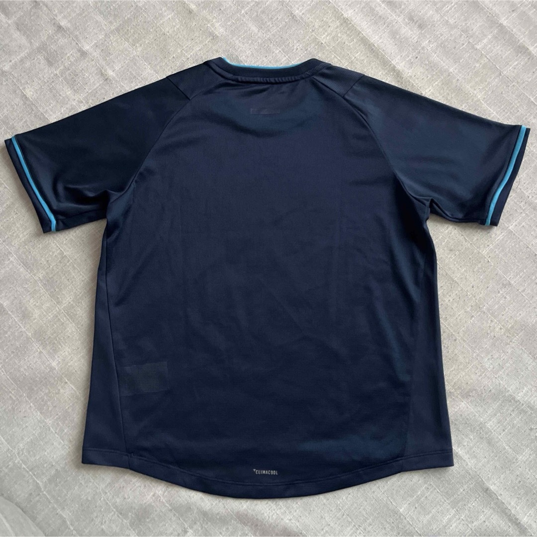 adidas(アディダス)のアディダス　半袖トレーニングシャツ　プラシャツ　Tシャツ　150 ネイビー キッズ/ベビー/マタニティのキッズ服男の子用(90cm~)(Tシャツ/カットソー)の商品写真