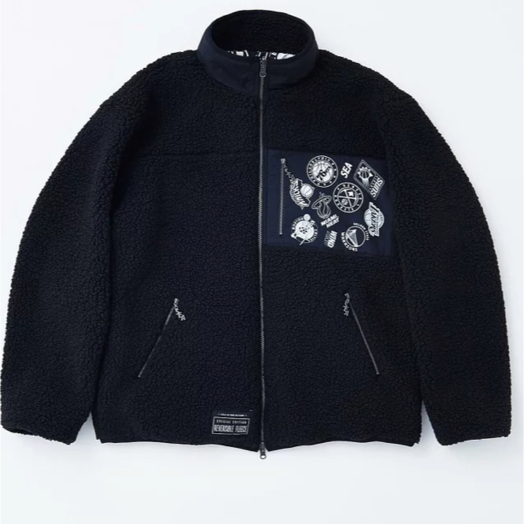 WIND AND SEA(ウィンダンシー)のWIND AND SEA NBA Reversible FleeceJacket メンズのジャケット/アウター(ブルゾン)の商品写真