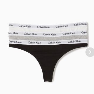 カルバンクライン(Calvin Klein)のカルバン クライン Tバック ショーツ 3枚セット(ショーツ)