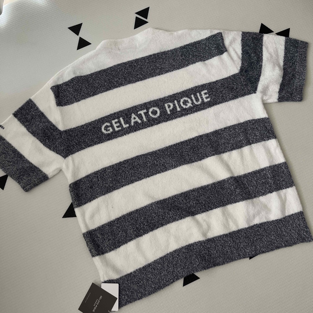 gelato pique(ジェラートピケ)の【GELATO PIQUE HOMME】スムーズィーメランジボーダープルオーバー レディースのルームウェア/パジャマ(ルームウェア)の商品写真