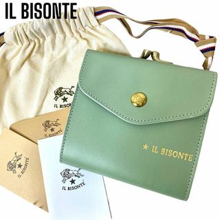 イルビゾンテ(IL BISONTE) がま口（グリーン・カーキ/緑色系）の通販 ...