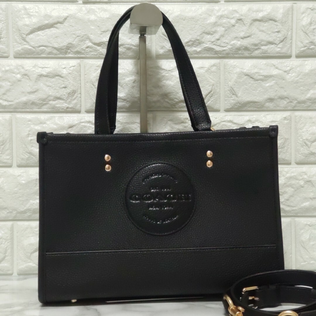 COACH コーチ デンプシーキャリオール ショルダー ハンドバッグ ブラック新品未使用型番