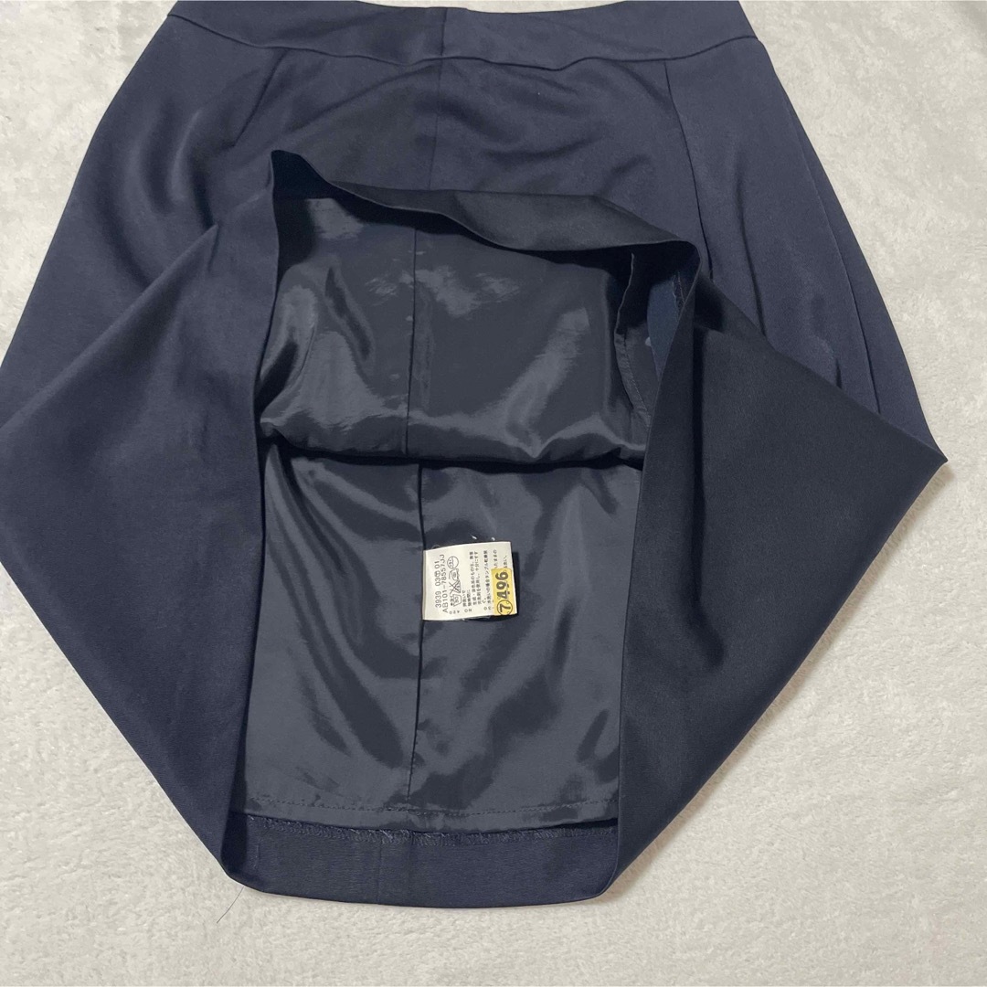 ReFLEcT(リフレクト)のReflect リフレクト　七分袖　スカートスーツ　セットアップ　9号　ネイビー レディースのフォーマル/ドレス(スーツ)の商品写真