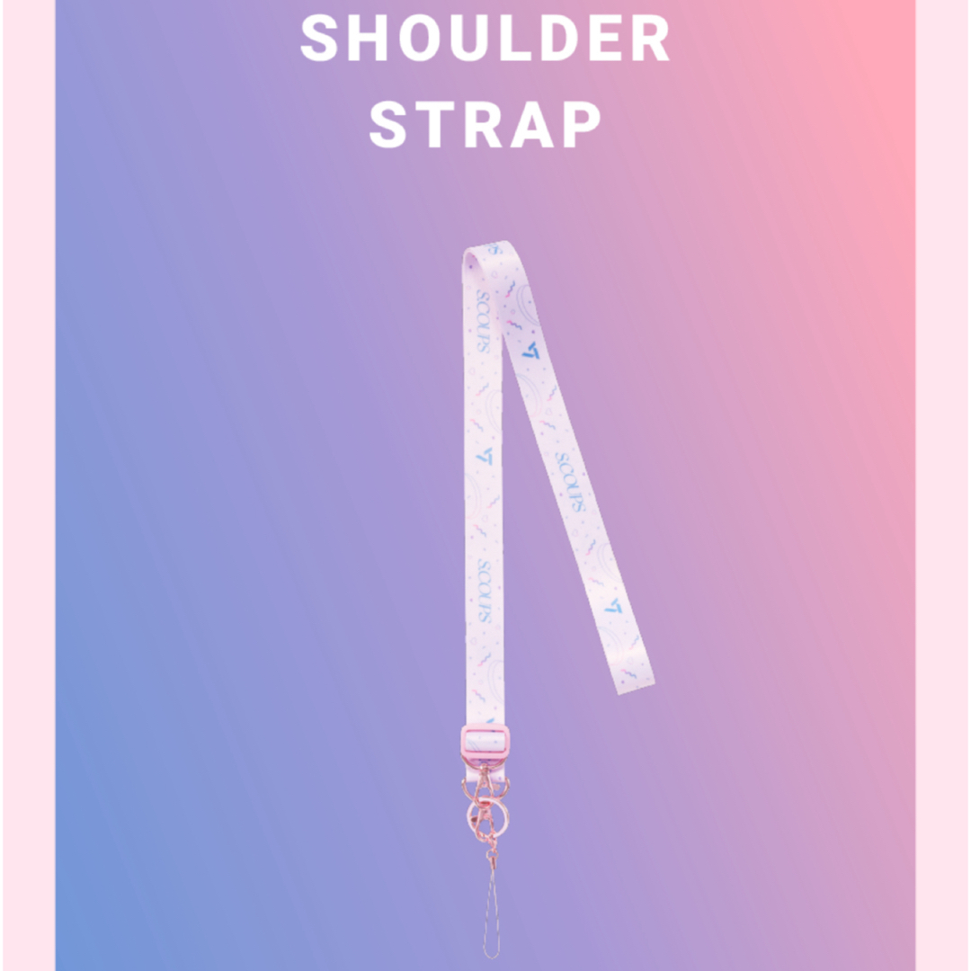 SEVENTEEN(セブンティーン)の［LOVE］SHOULDER STRAP エンタメ/ホビーのタレントグッズ(アイドルグッズ)の商品写真