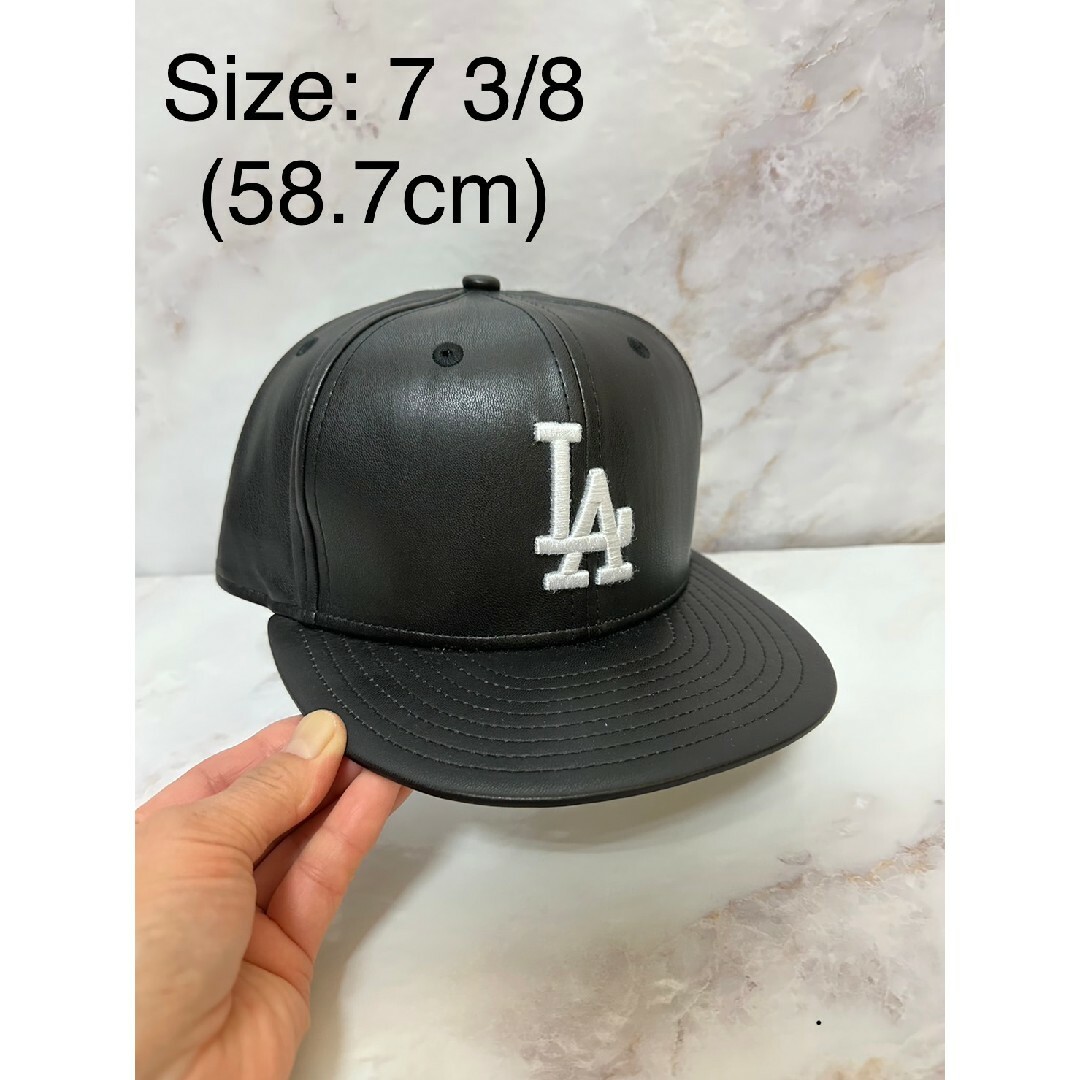 あす楽対応 Newera 59fifty ロサンゼルスドジャース レザー