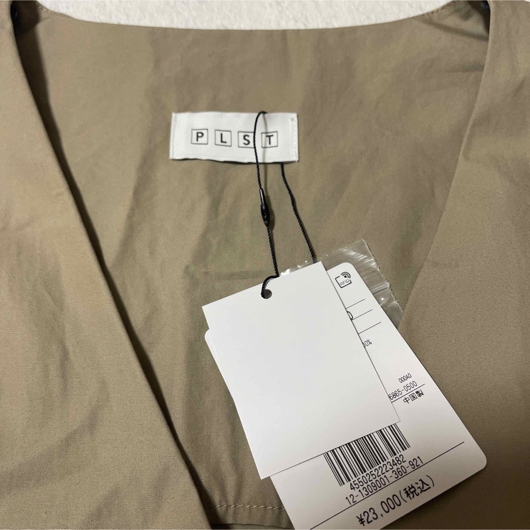 PLST(プラステ)のPLST プラステ　コットンマルチWAYロングコート　Sサイズ レディースのジャケット/アウター(トレンチコート)の商品写真