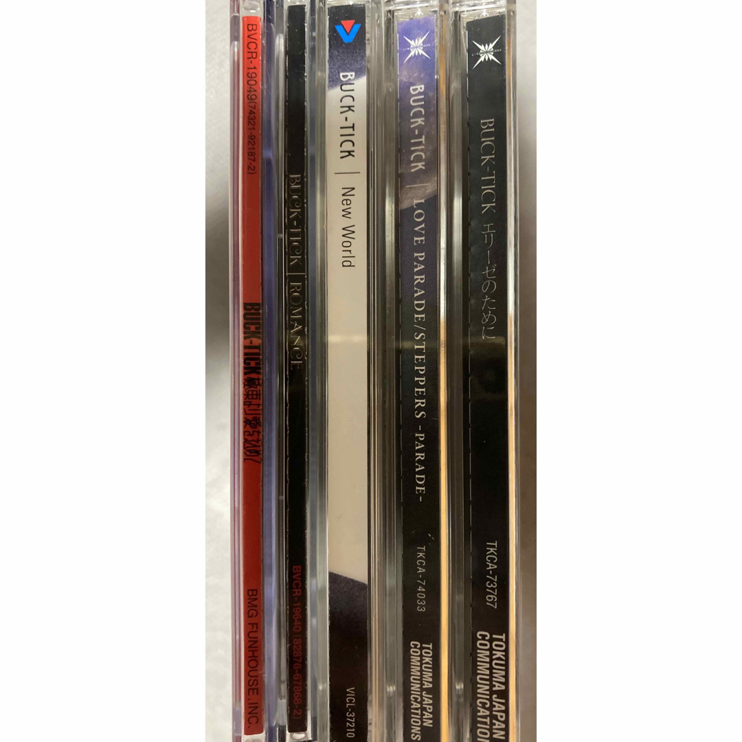 BUCK-TICK シングルcd 5枚セット中古CD② エンタメ/ホビーのCD(ポップス/ロック(邦楽))の商品写真