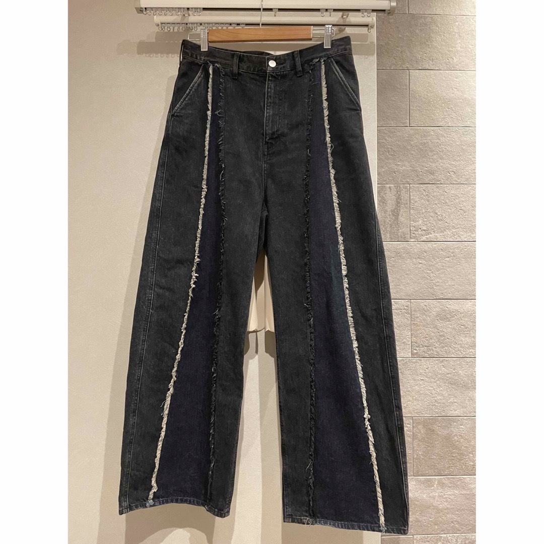 Jieda - JieDa EX SWITCHING OVER DENIM PANTSの+inforsante.fr