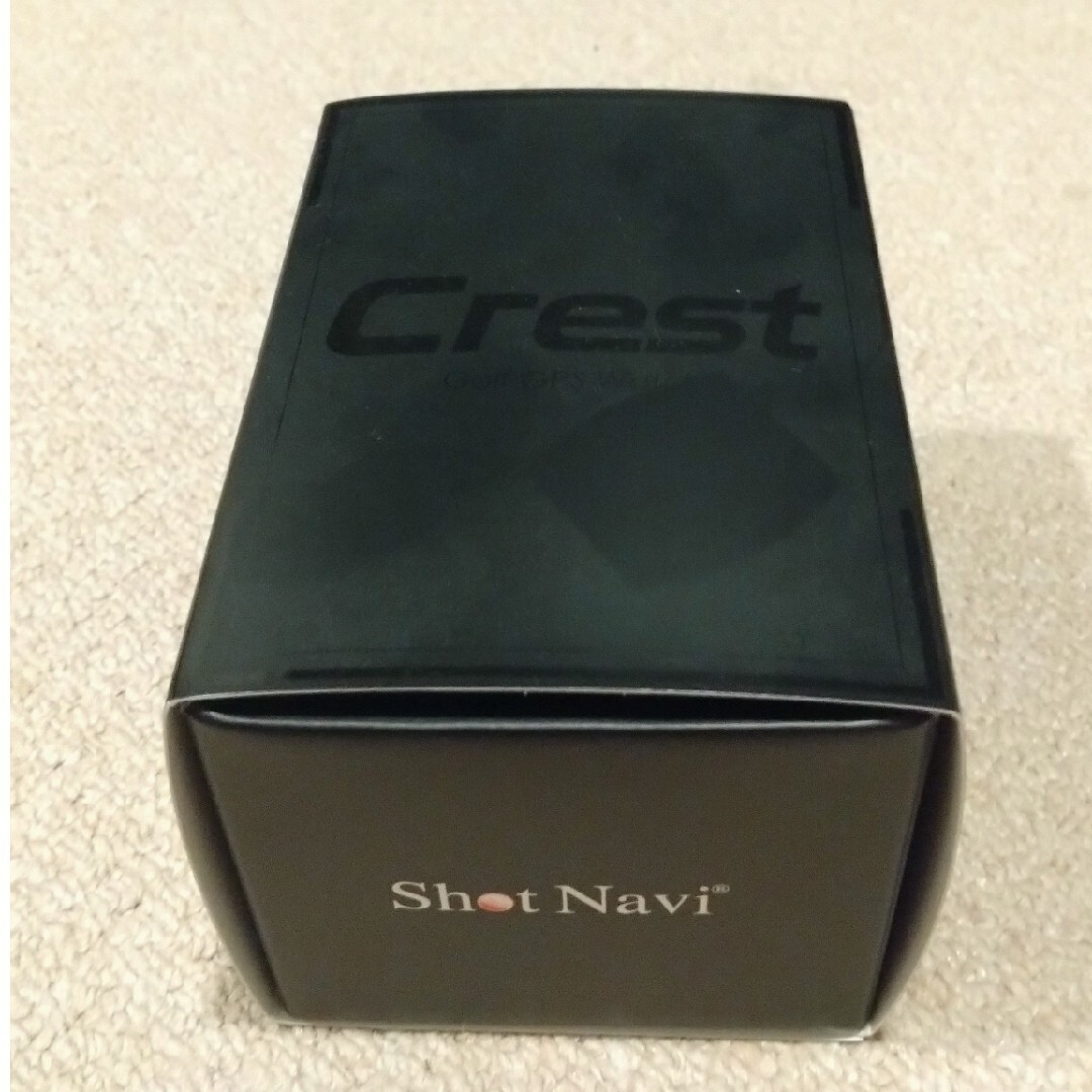 Shot Navi(ショットナビ)のショットナビ　クレスト　CREST　ゴルフウォッチ箱付き　ゴルフウォッチ箱付き スポーツ/アウトドアのゴルフ(その他)の商品写真