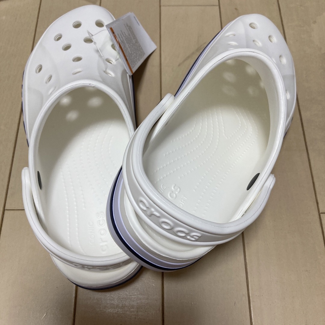 crocs(クロックス)の新品 26㎝ クロックス バヤバンド クロッグ ホワイト メンズの靴/シューズ(サンダル)の商品写真