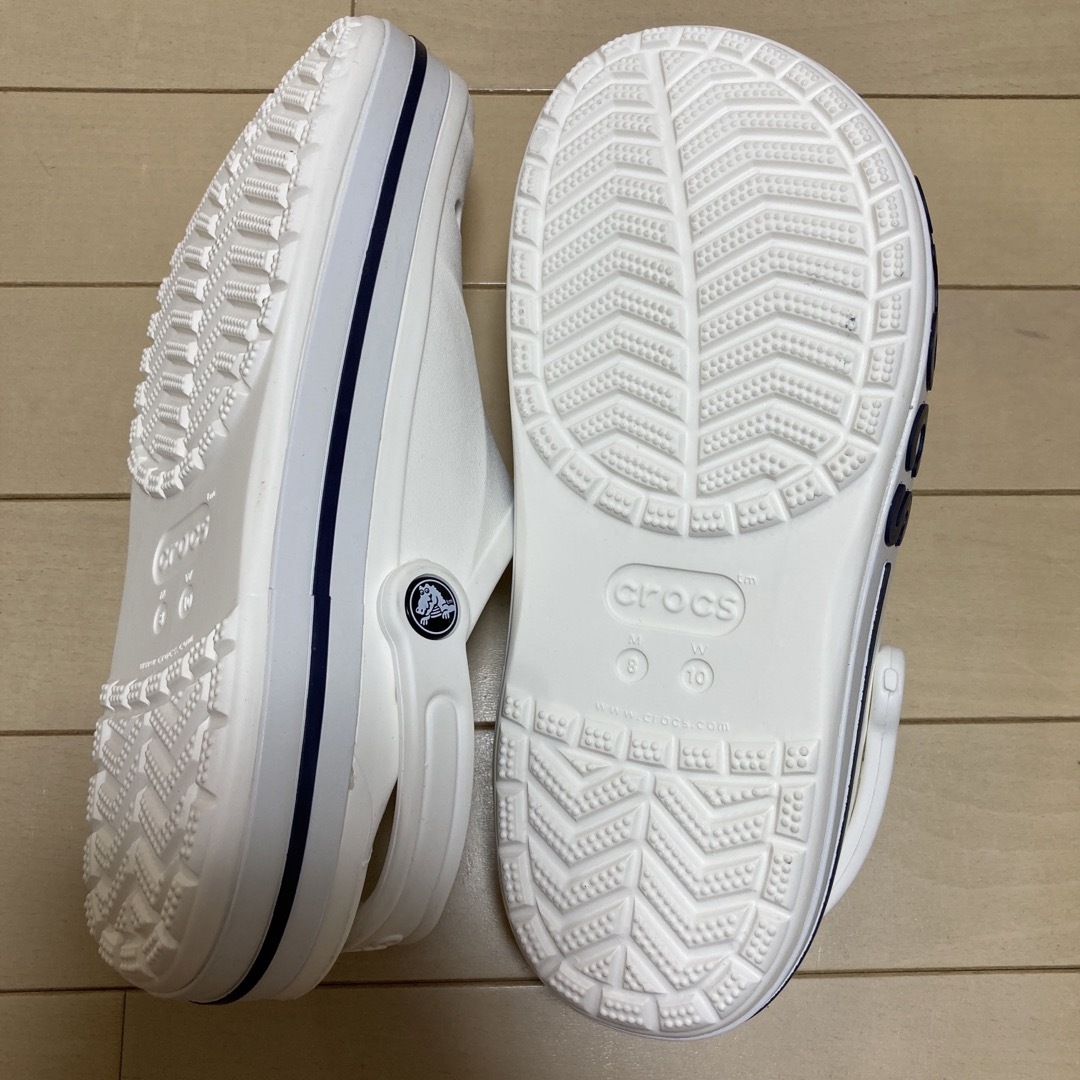 crocs(クロックス)の新品 26㎝ クロックス バヤバンド クロッグ ホワイト メンズの靴/シューズ(サンダル)の商品写真