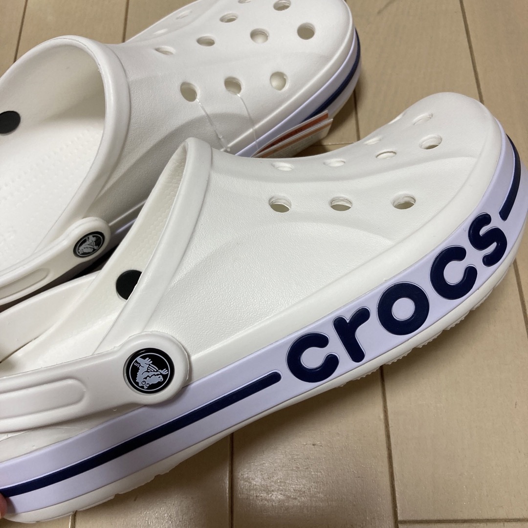 crocs(クロックス)の新品 26㎝ クロックス バヤバンド クロッグ ホワイト メンズの靴/シューズ(サンダル)の商品写真