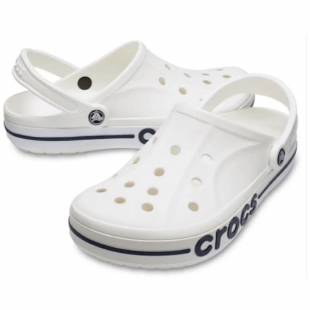 crocs(クロックス)の新品 26㎝ クロックス バヤバンド クロッグ ホワイト メンズの靴/シューズ(サンダル)の商品写真