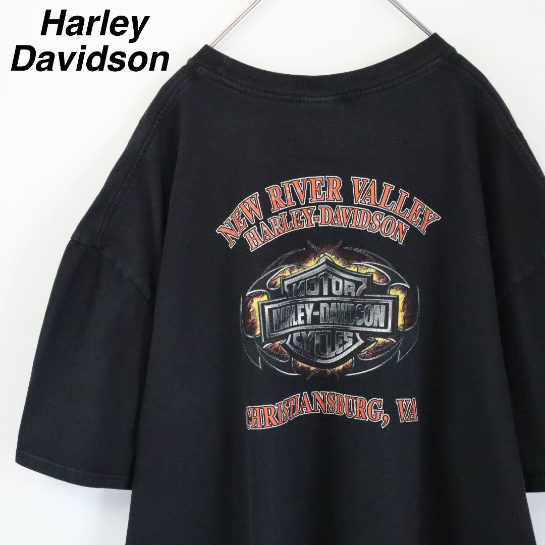 Harley Davidson - 【3XLサイズ】ハーレーダビッドソン／Tシャツ 両面 ...