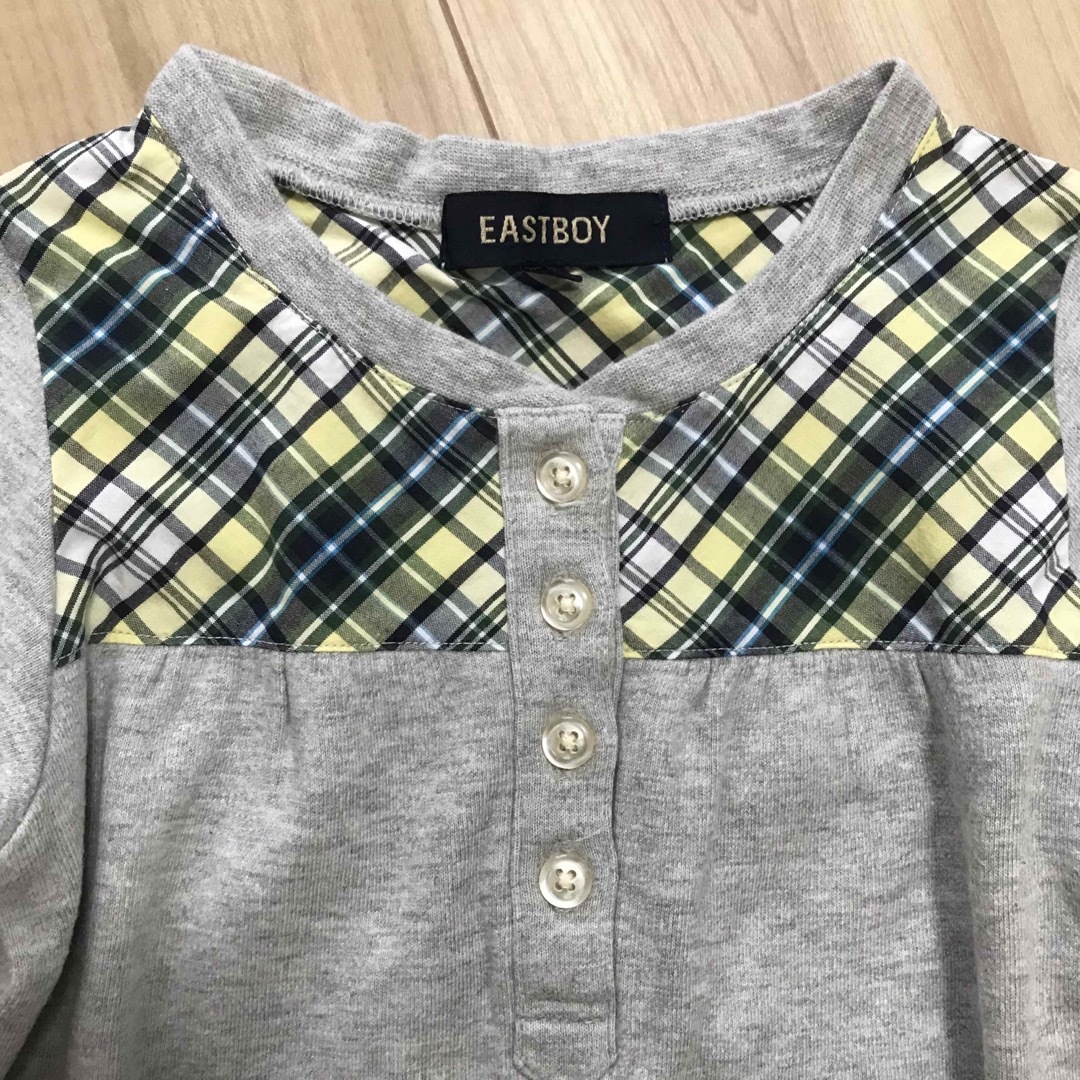 EASTBOY(イーストボーイ)のEAST BOY   長袖トレーナーワンピース キッズ/ベビー/マタニティのキッズ服女の子用(90cm~)(ワンピース)の商品写真