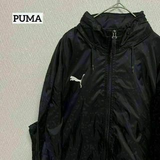 【L】PUMA プーマ メンズフード付ナイロンジャケット長袖 アウター 美品