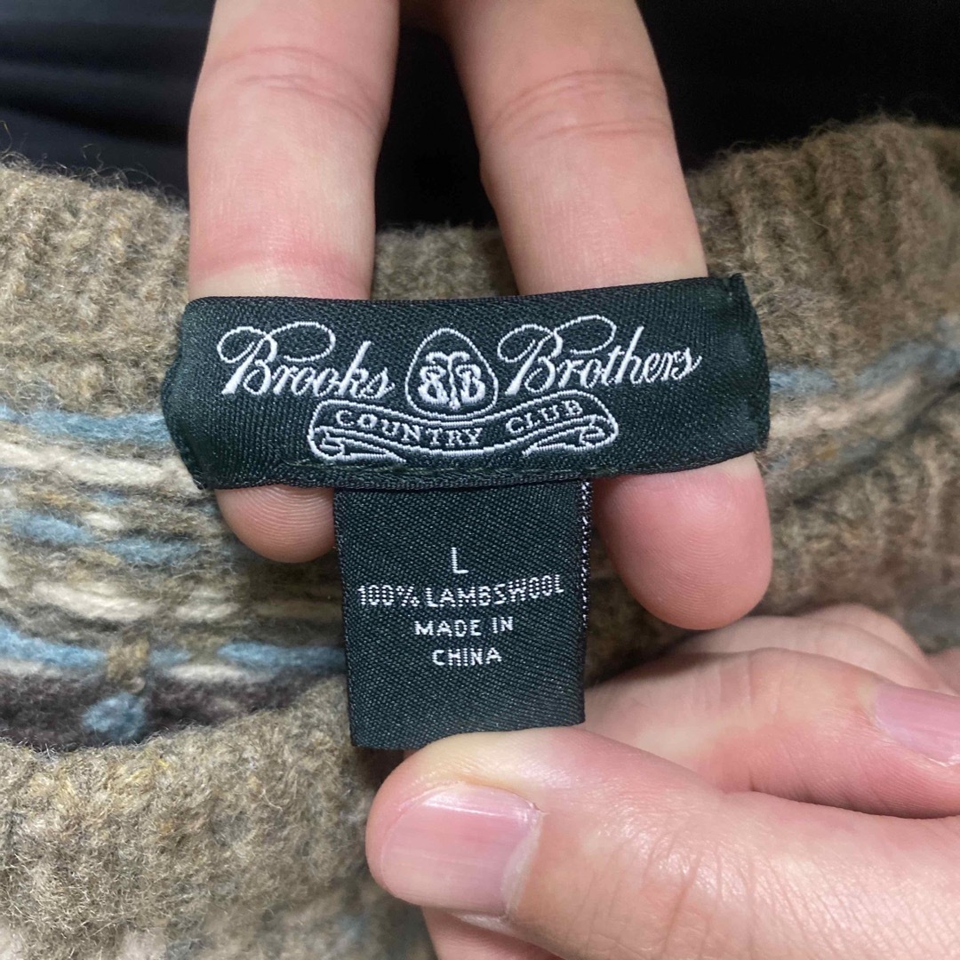 Brooks Brothers(ブルックスブラザース)のブルックスブラザーズ　ノルディック柄セーター メンズのトップス(ニット/セーター)の商品写真