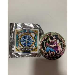 ワンピース(ONE PIECE)のワンピース　たしぎ　缶バッジ　輩　marine ②(バッジ/ピンバッジ)