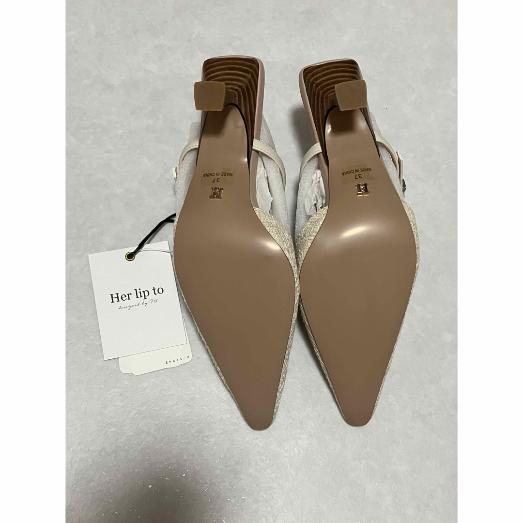 新品‼️ Her lip to ⭐️Tweed Crystal Mules 37 新品‼️ Her lip to ⭐️Tweed Crystal Mules 37