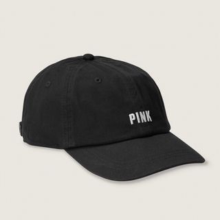 ヴィクトリアズシークレット(Victoria's Secret)のVS PINK キャップ ブラック 黒(キャップ)