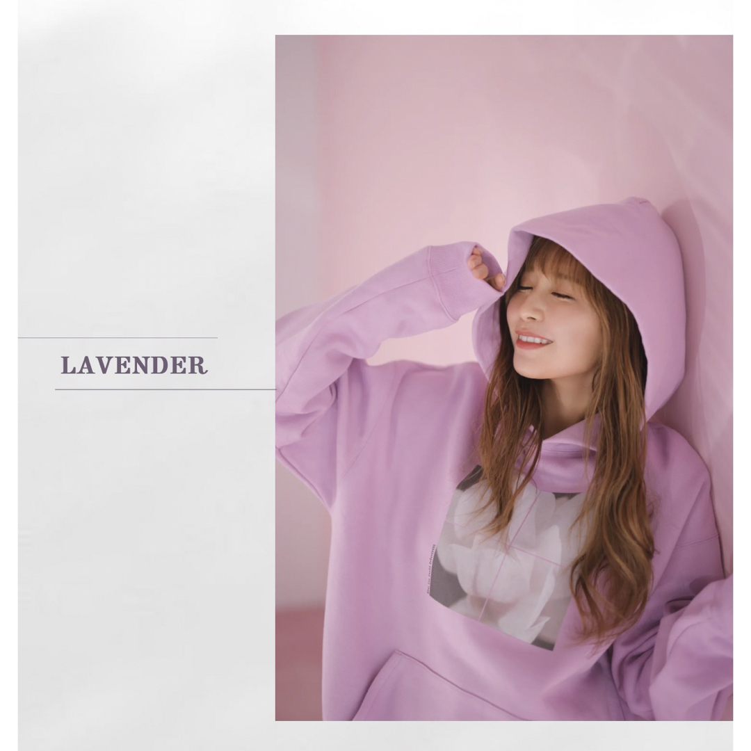 AAA宇野実彩子LAVANDA ラバンダ　パーカー 宇野実彩子】LAVANDA パーカー 薄