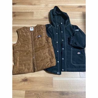 ディッキーズ(Dickies)の美品　140㎝　Dickies ディッキーズ 2way ジャンパー　ダウンベスト(ジャケット/上着)