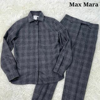 Max Mara - 美品☆マックスマーラ 白タグ セットアップ カシミヤ混