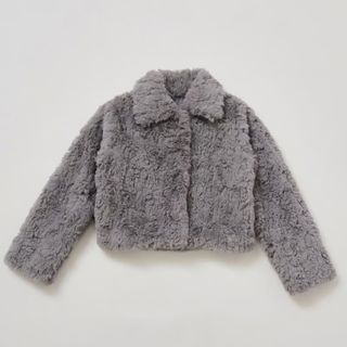 treaturself Bunny curly fur coat (beige)