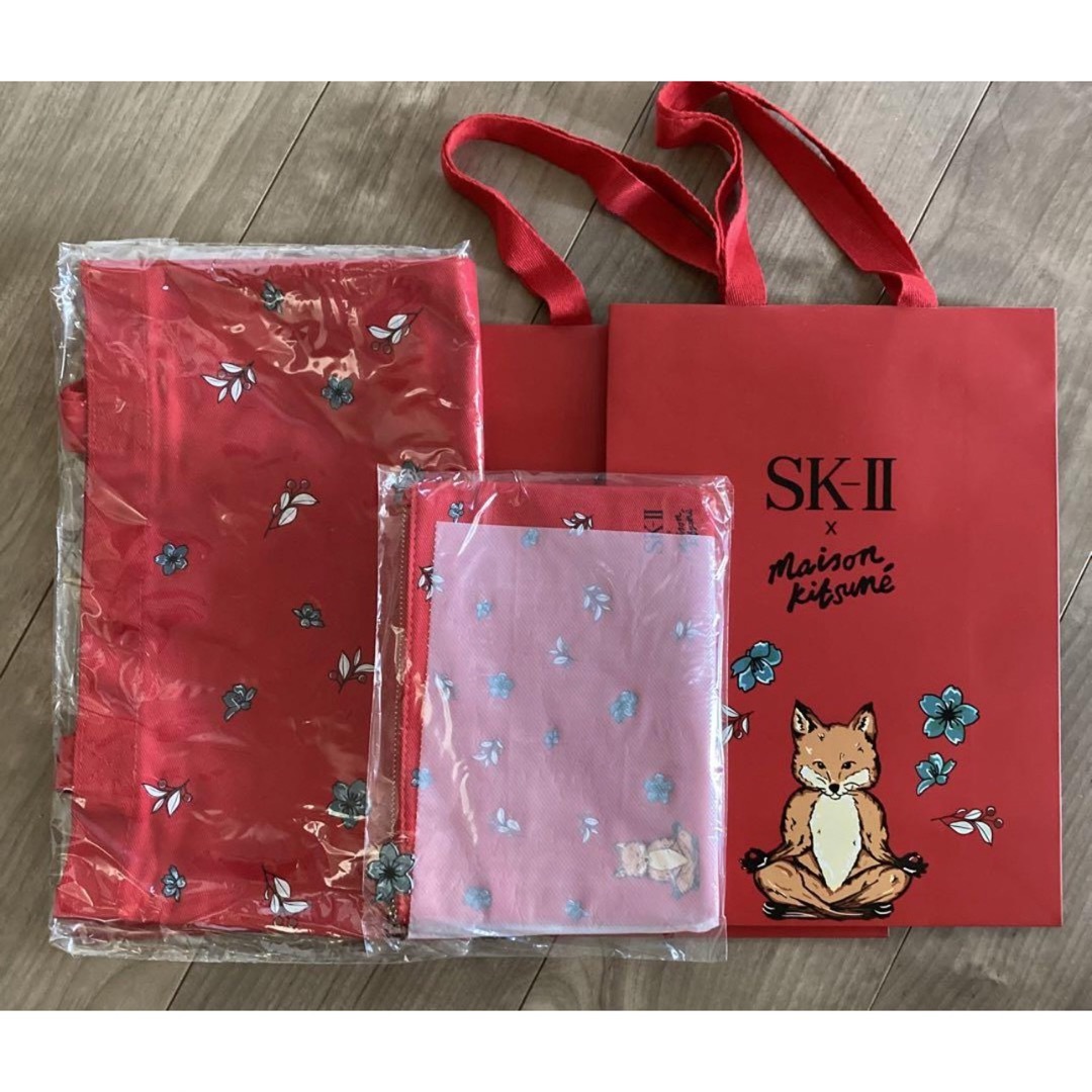 SK-II(エスケーツー)のSK-IIメゾンキツネトートバッグ レディースのバッグ(トートバッグ)の商品写真