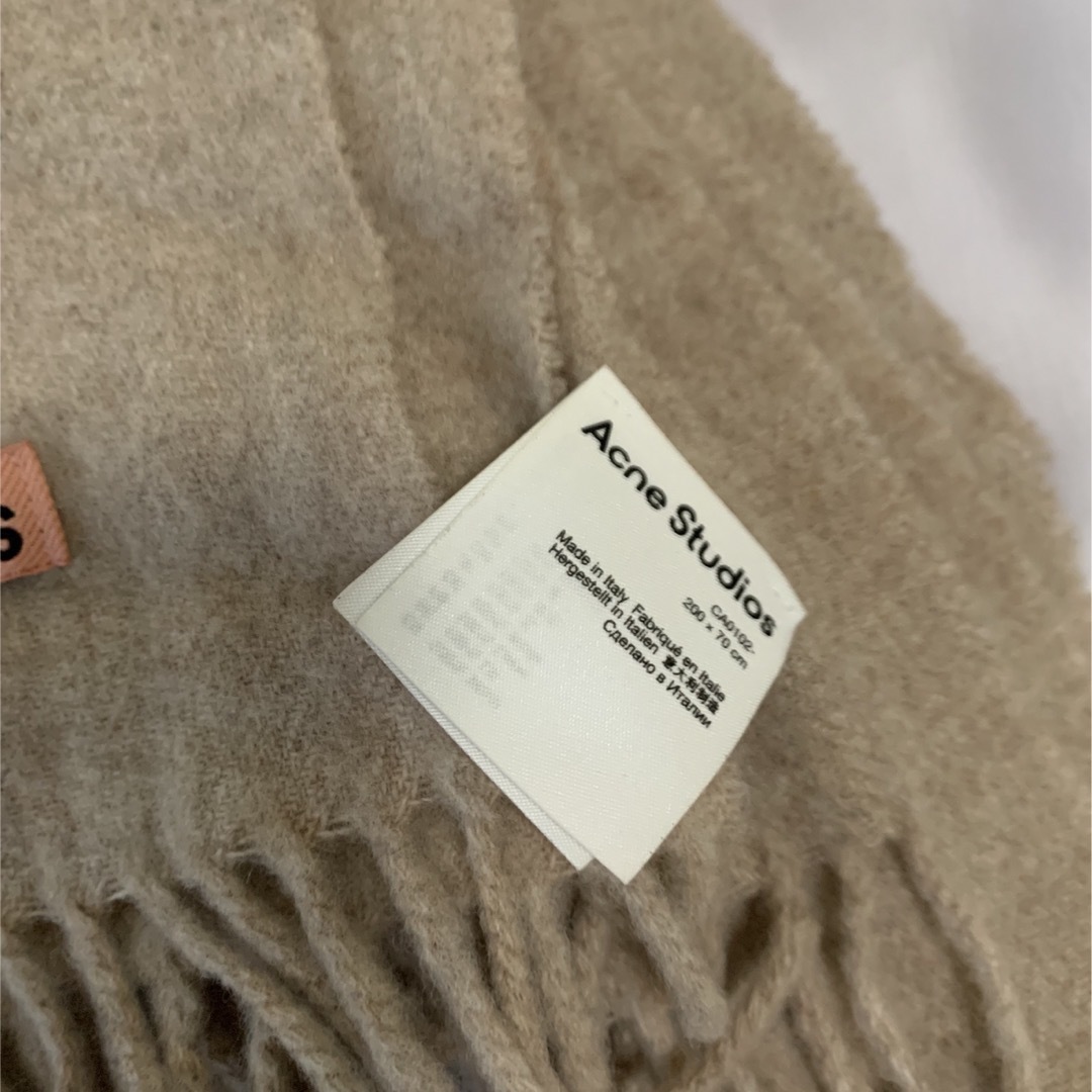 Acne Studios - Acnestudios マフラー オーバーサイズストールの通販